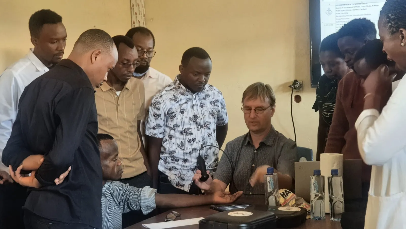 Ultrasound workshop for staff of Remera-Rukoma Hospital