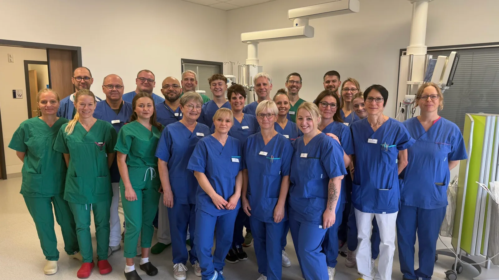 Das Team der Anästhesie und Intensivmedizin im Bürgerspital Wertheim